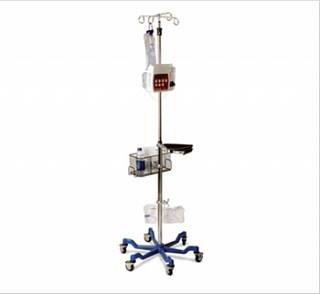 Heavy Duty IV Pole With Pump